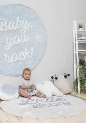 Хлопковый ковёр Little Superstar Ø120 CM 3