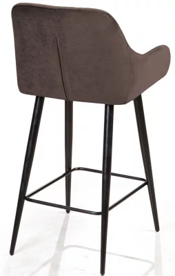 Стул полубарный Robert 48X49X93 CM антрацит 4