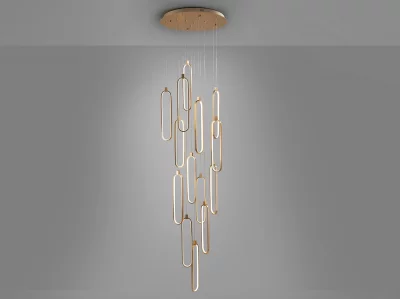 Люстра Colette 14L розовое золото DIM 60X60X49 CM 9