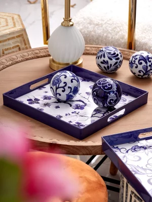 Поднос интерьерный Jarka 35X35X4 CM 4