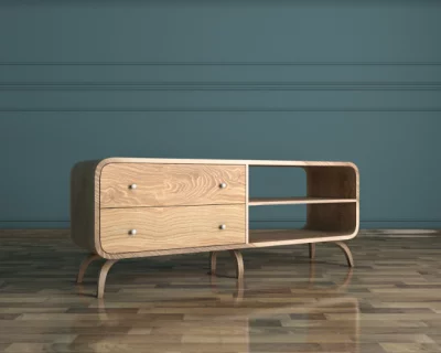 Комод под ТВ в скандинавском стиле Ellipse 140X40X55 CM 3