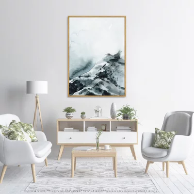 Постер на холсте Above the snow-covered 75X105 CM 3