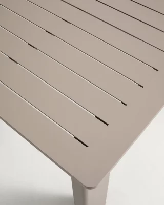 Раскладной стол Livorno тауп алюминиевый 233(350)X100 CM 5