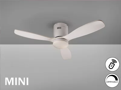 Потолочный вентилятор с освещением Siroco MINI белый 107X107X30 CM 7