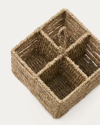 Корзина для столовых приборов из натурального волокна Tossa 20X20X15 CM 4
