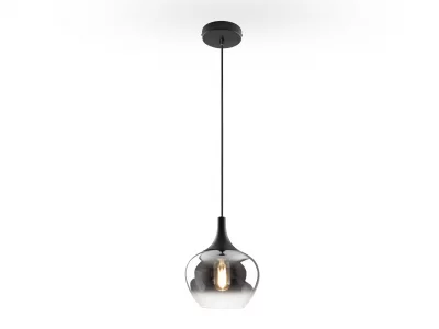 Подвесной светильник Opaz 1L черный/дымчатый D19 19X23 CM 8