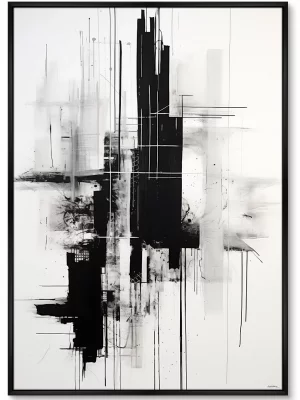 Набор из двух постеров на холсте The weightless city 75X105 / 75X105 CM 3