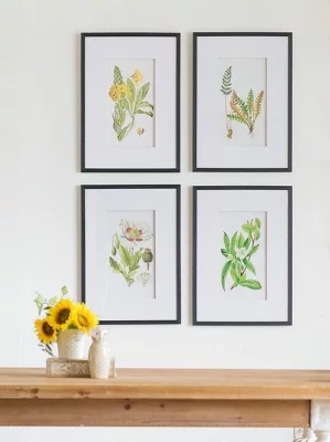 Набор из четырёх постеров в раме Nitya 50X70 / 50X70 / 50X70 / 50X70 CM 9