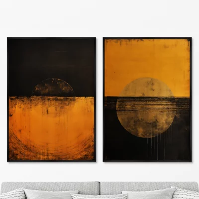 Набор из двух постеров на холсте Into the sky 75X105 / 75X105 CM 8