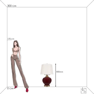 Настольная лампа Ruby 5