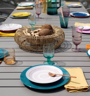 Стол пластиковый раздвижной Alloro 210-280X100X73 CM 9