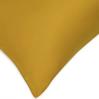 Комплект постельного белья из премиального сатина Essential 150X200 CM горчичного цвета 7
