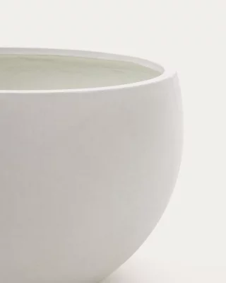 Белое цементное кашпо Grau 72 CM 4