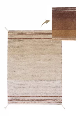 Двусторонний хлопковый ковёр Twin Toffee 170X240 CM 11