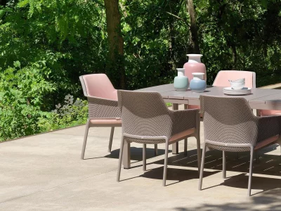 Стол металлический раздвижной Rio Alu 140-210X85X76 CM 3