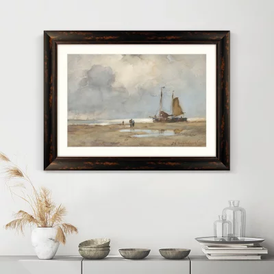 Постер View on the Beach 81X61 CM 3