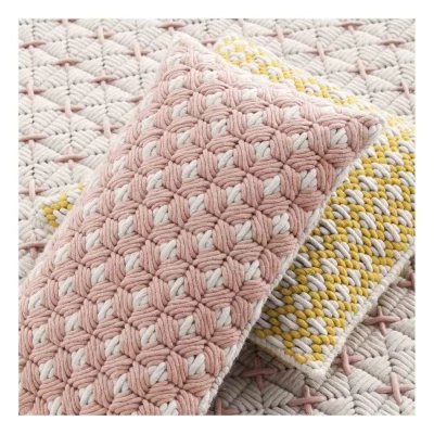 Декоративная подушка Silai Cushion 60X35 CM розово-серая 4