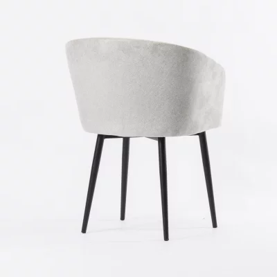 Стул Гарда светло-серая ткань ножки черные 61X58X83 CM 4