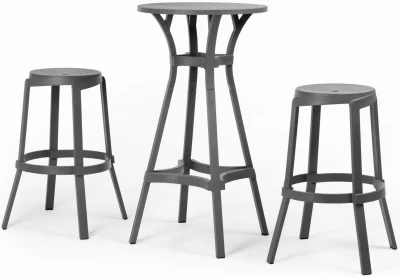 Табурет пластиковый барный Stack 48X48X77 CM 3