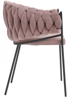 Стул Lind 60X53X77 CM розовый 3