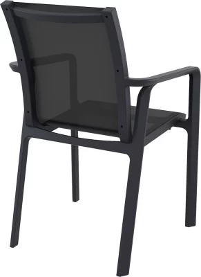 Стул садовый Pacific 57X62X90 CM чёрный 3