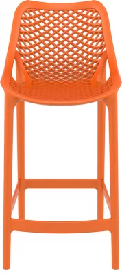 Стул пластиковый полубарный Air 44X51X95 CM оранжевый 4