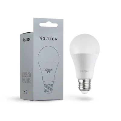 Умная светодиодная лампа Voltega Wi‑Fi LED E27 9Вт 2700–6500K 3