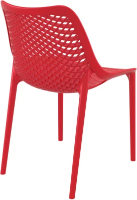 Стул пластиковый Air 50X60X82 CM красный 3