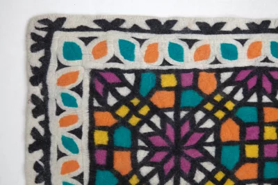 Ковёр шерстяной Smooth Multi Felted 167X243 CM 4