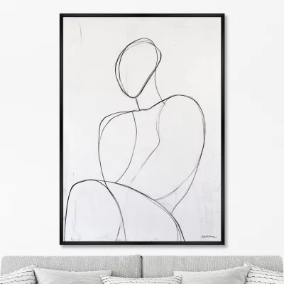 Репродукция картины на холсте Graceful Lines 75X105 CM 6