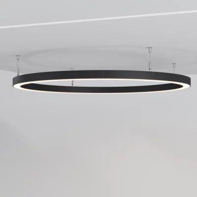 Профиль Радиусный черный 35x35 D800мм 6