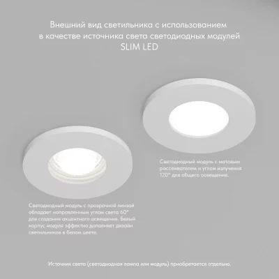 Влагозащищенный встраиваемый точечный светильник Vand 9X9X3 CM 6
