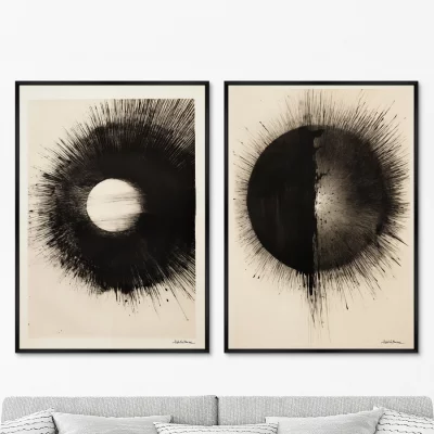 Набор из двух постеров на холсте The Big Bang 75X105 / 75X105 CM 8