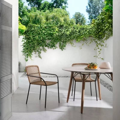 Стул с подлокотниками Boomer 60X56X80 CM бежевый 9