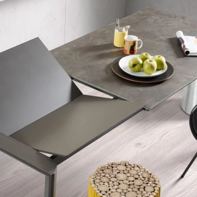 Раскладной стол Atta 120-180X80X76 CM серо коричневый 7