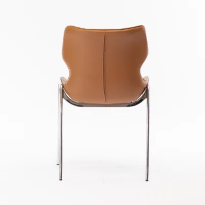 Стул Найроби светло-коричневая экокожа хромированные ножки 53X63,5X82 CM 5