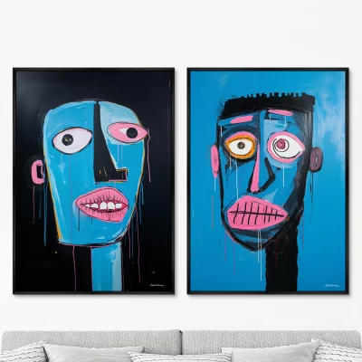 Набор из двух постеров на холсте Wazzup 75X105 / 75X105 CM 8