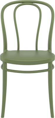 Стул пластиковый Victor 42X55X58 CM зелёный 4