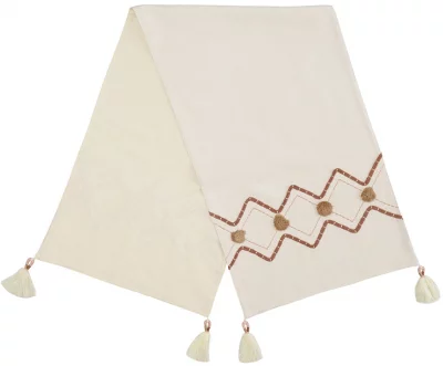 Дорожка на стол с вышивкой Geometry Ethnic 150X45 CM 4