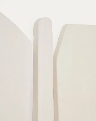 Набор из 4 настенных панелей Siluna из белого папье-маше 95X68X2.5 CM 4