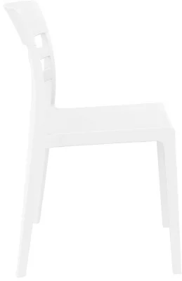 Стул пластиковый Moon 52X57X83 CM белый 4