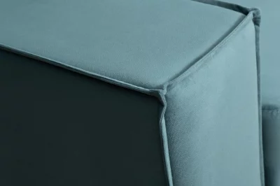 Угловой раскладной диван Bergamo правый бирюзовый велюр 250X160X90 CM 7