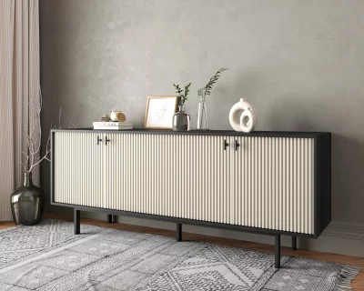 Комод с четырьмя дверцами Emerson 190X45X75 CM 4