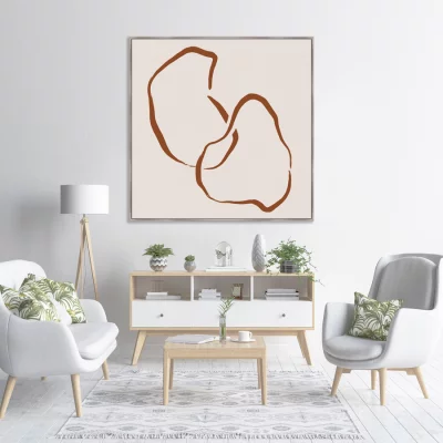 Репродукция на холсте The Lightness of Being 105X105 CM 3