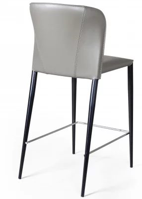 Стул полубарный Albert 44X55X99 CM серый 4