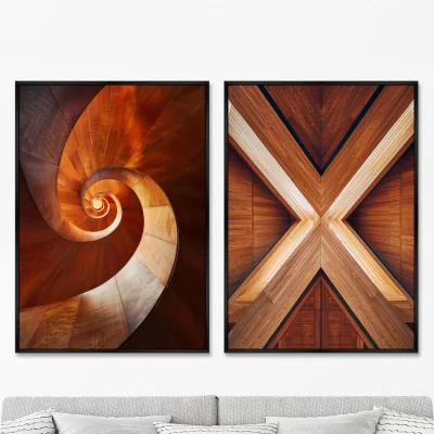 Набор из двух постеров на холсте The Song of Architecture 75X105 / 75X105 CM 8
