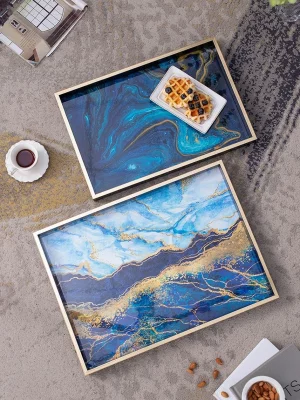Поднос декоративный Jolana 52X38X4 CM 9