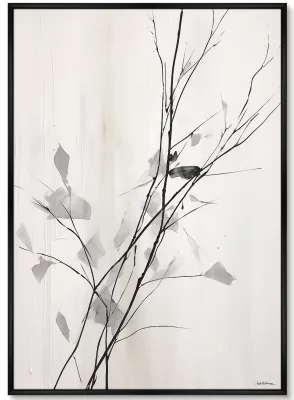 Набор из двух репродукций на холсте Branches in the autumn 75X105 / 75X105 CM 3