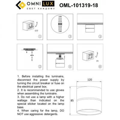 Накладной светильник Lenno 10