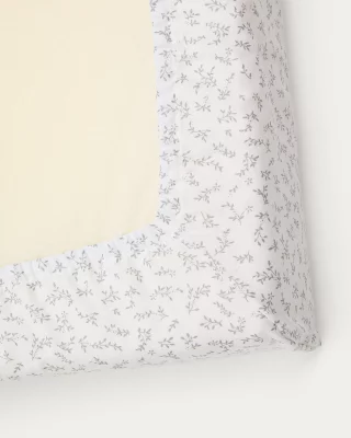 Белый хлопковый чехол для пеленального матраса Olna 50X70X14 CM 4